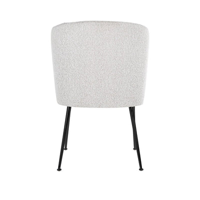 Eetkamerstoel Fallon White Bouclé by Richmond Interiors