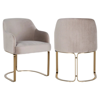 Eetkamerstoel Hadley Khaki Velvet (brandvertragend) by Richmond Interiors