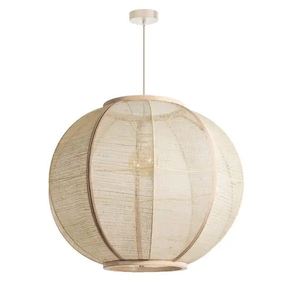 Hanglamp Fabric Sand Ø78