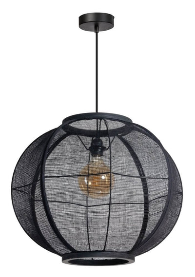Hanglamp Fabric Black Ø58cm by ETH