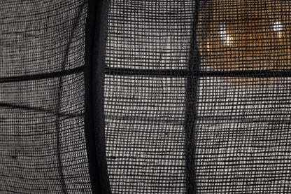 Hanglamp Fabric Black Ø58cm