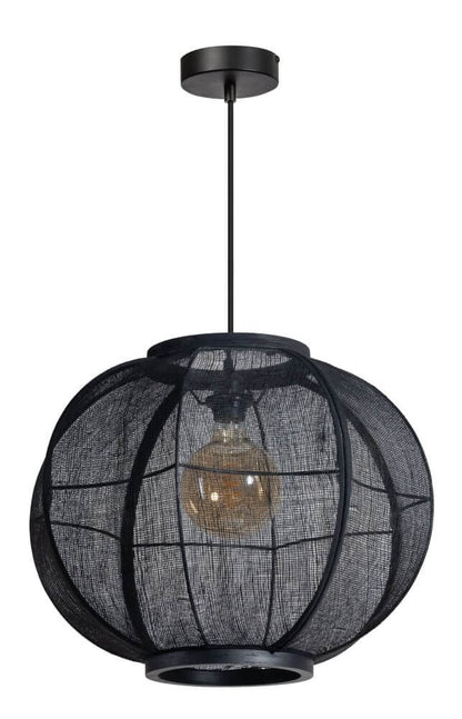 Hanglamp Fabric Black Ø48cm