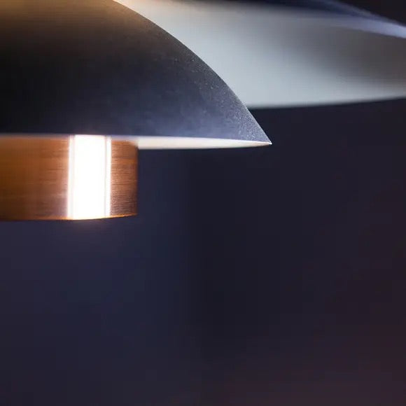 Hanglamp Potenza Zwart/Koper