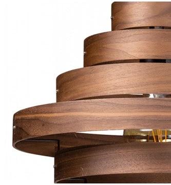 Hanglamp Walnut 7 rings by ETH