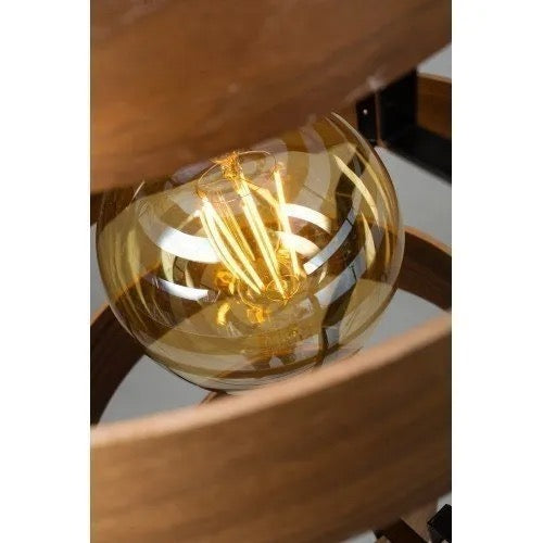 Hanglamp Walnut 7 rings