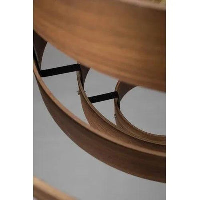 Hanglamp Walnut 7 rings by ETH