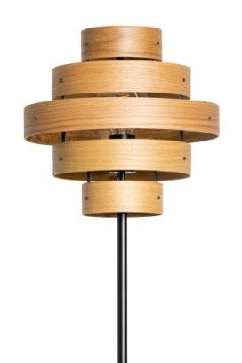 Vloerlamp Oaknut 5 rings