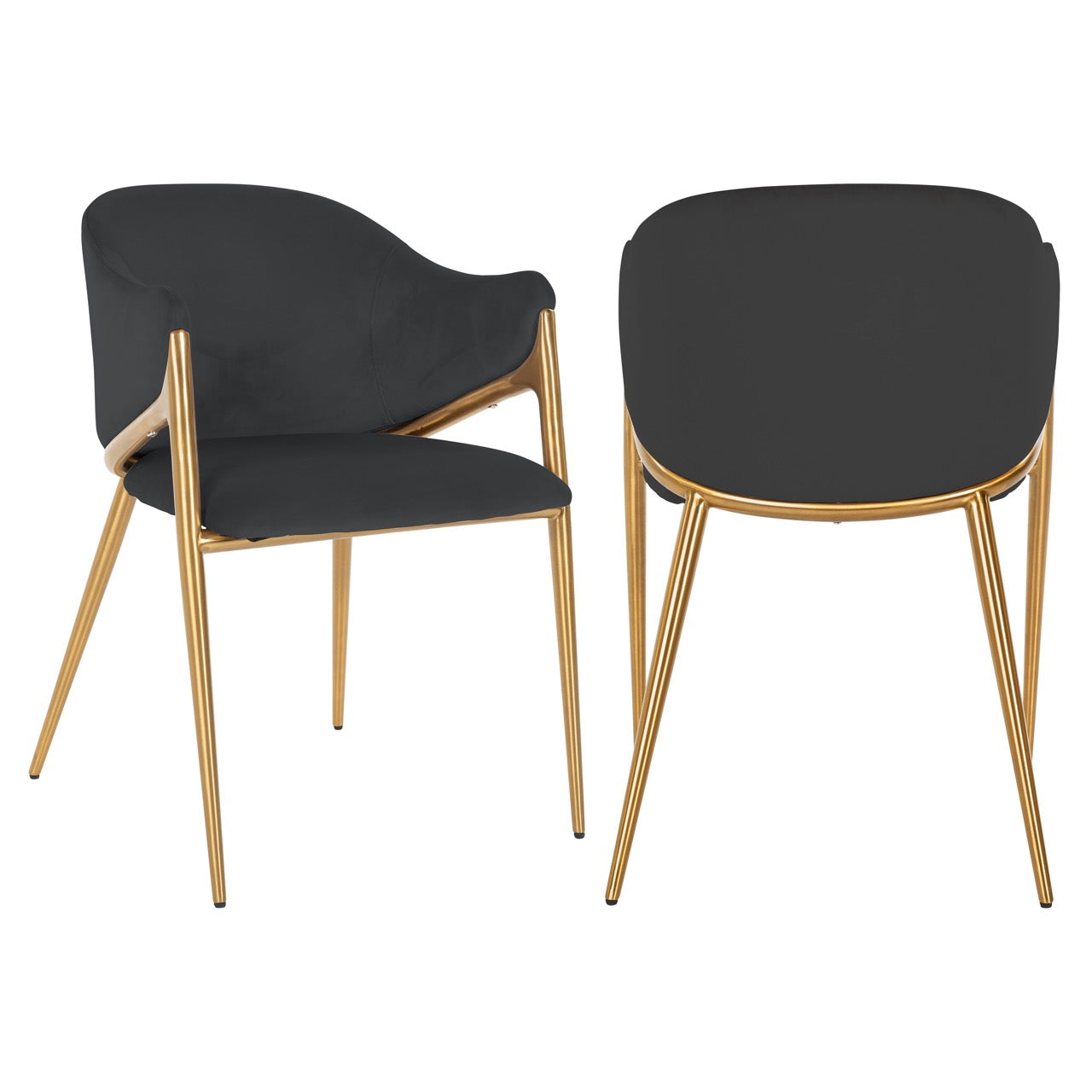 Eetkamerstoel Gwen Antracite Velvet