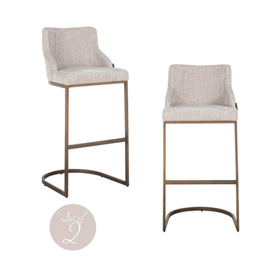 Barstoel Bolton natural renegade (Set van 2) by Richmond Interiors