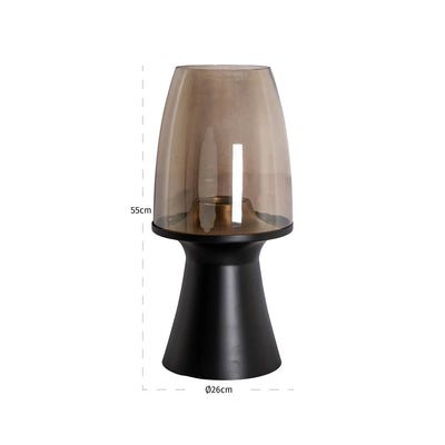Windlicht Vienna zwart groot by Richmond Interiors