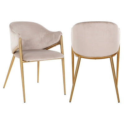 Eetkamerstoel Gwen Khaki Velvet by Richmond Interiors