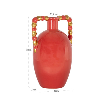 Vaas Davita oranje klein