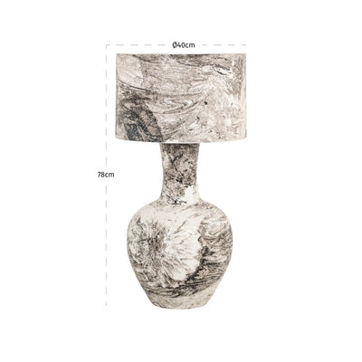 Tafellamp Cecile zwart/wit by Richmond Interiors