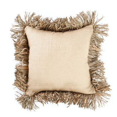 De Jute Bonita Kussenhoes - Naturel - 40x40 by Bazar Bizar Antwerp