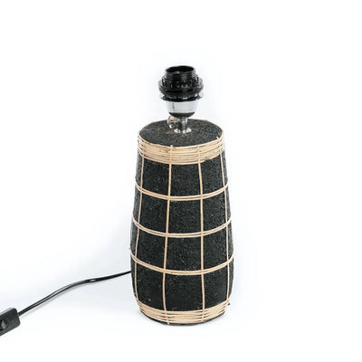 De Naxos Tafellamp - Zwart Naturel by Bazar Bizar Antwerp