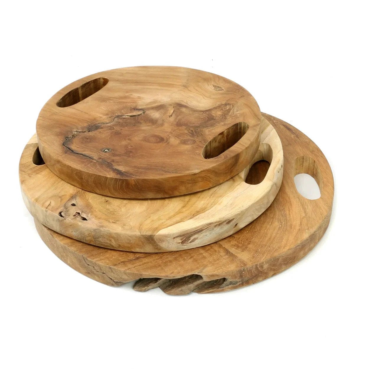De Teak Root Snijplank - M by Bazar Bizar Antwerp