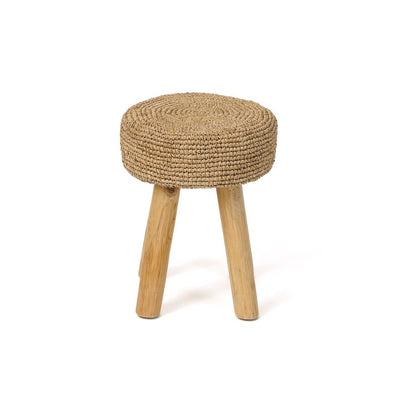 De Raffia Kruk - Naturel by Bazar Bizar Antwerp