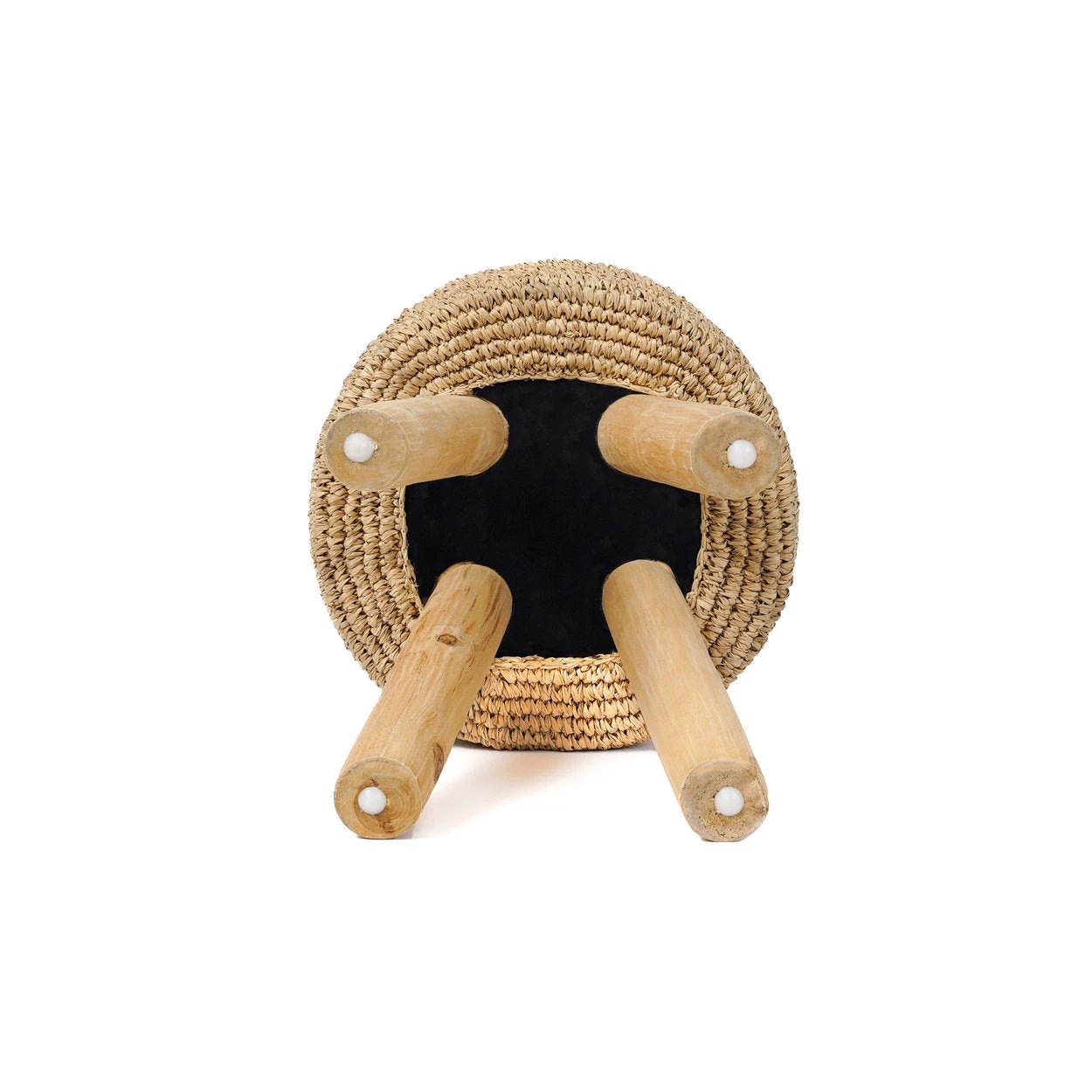 De Raffia Kruk - Naturel by Bazar Bizar Antwerp