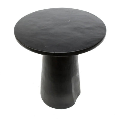 De Timber Conic Bijzettafel - Zwart - 50 by Bazar Bizar Antwerp