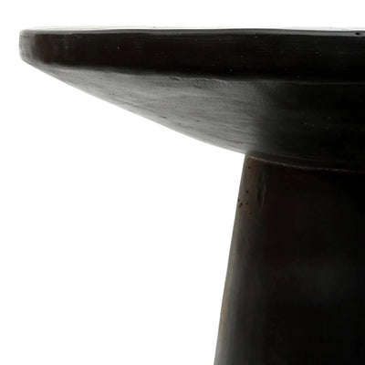 De Timber Conic Bijzettafel - Zwart - 50 by Bazar Bizar Antwerp