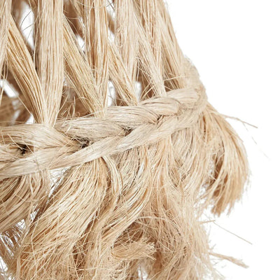 De Abaca-kwalhanger - naturel - L by Bazar Bizar Antwerp