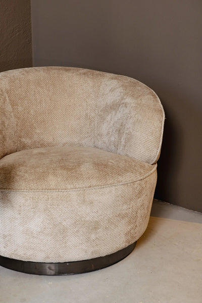PTMD Filou Fauteuil + 2 marmeren Ebe bijzettafels cadeau by PTMD