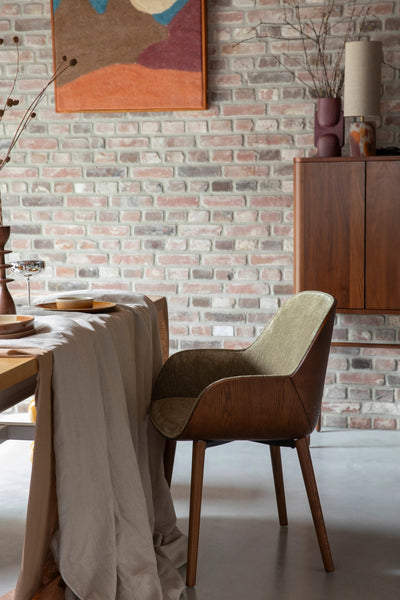 Eetkamerstoelen Taylor Green by Dutchbone