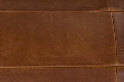 Fauteuil Wyatt Wax Leather Chocolate by Dutchbone