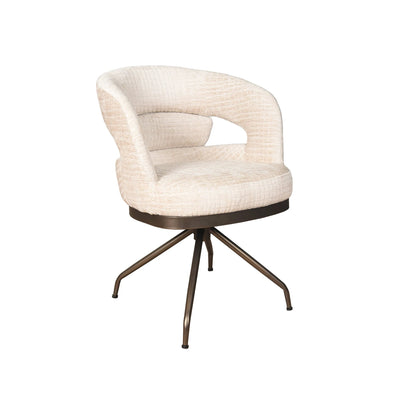 Eetkamerstoel Kyoto Draai | Jasper cream by Moods Collection