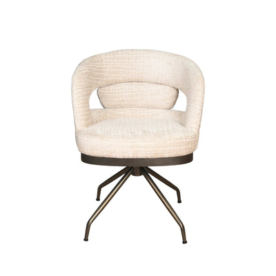 Eetkamerstoel Kyoto Draai | Jasper cream by Moods Collection