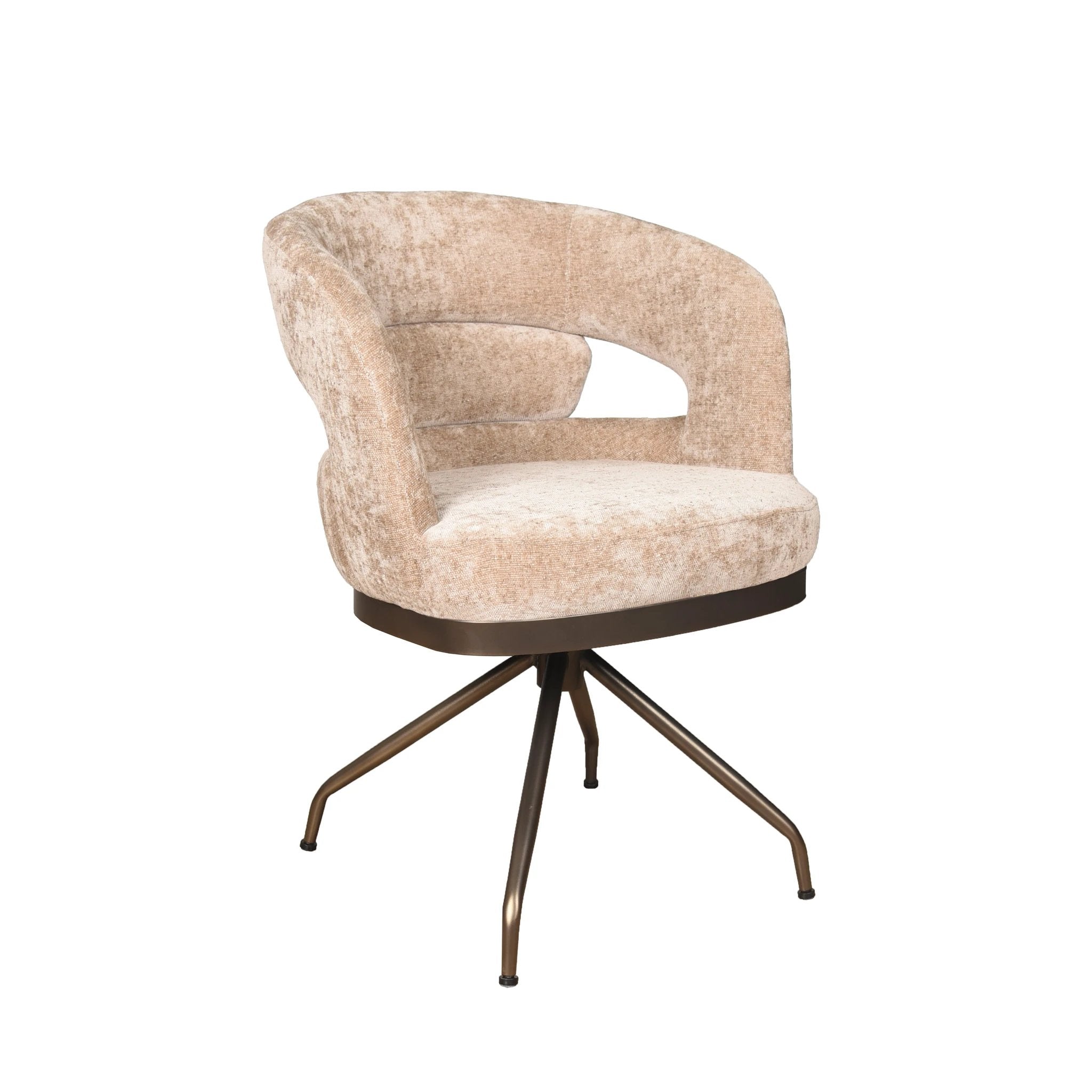 Eetkamerstoel Kyoto Draai | be glory light brown by Moods Collection