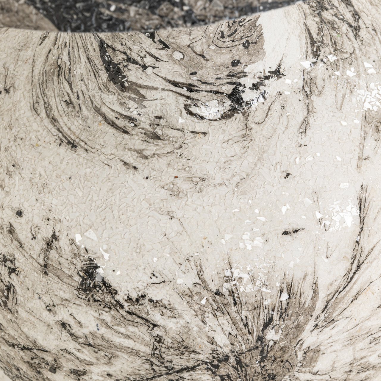 Tafellamp Cecile zwart/wit