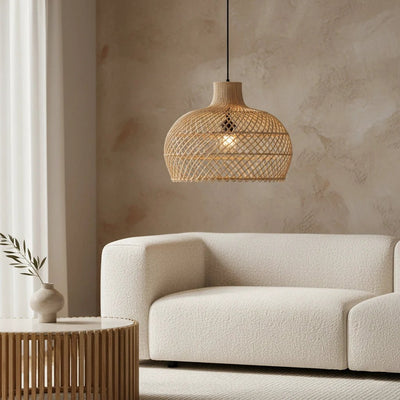 Hanglamp Maze rotan naturel by Raw Materials Amsterdam