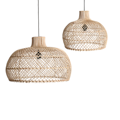 Hanglamp Maze rotan naturel by Raw Materials Amsterdam