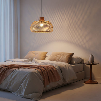 Hanglamp Maze rotan naturel