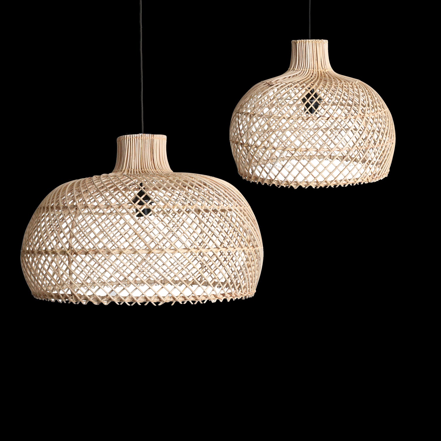 Hanglamp Maze rotan naturel