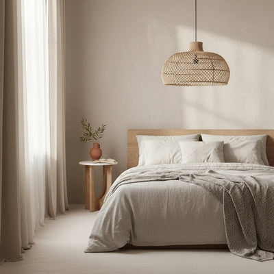 Hanglamp Maze rotan naturel by Raw Materials Amsterdam