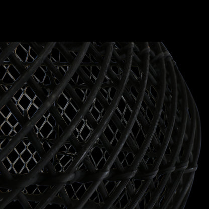 Hanglamp Maze rotan zwart