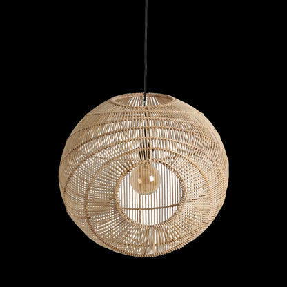 Hanglamp Luna rotan Sphere
