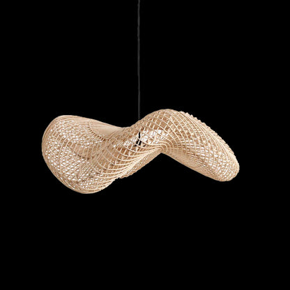 Hanglamp Wave rotan L