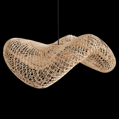 Hanglamp Wave rotan L
