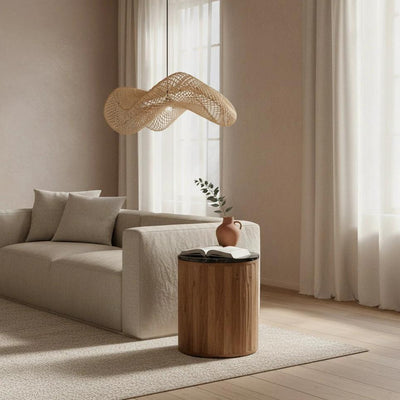 Hanglamp Wave rotan L by Raw Materials Amsterdam