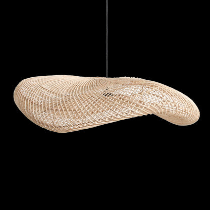 Hanglamp Wave rotan XXL