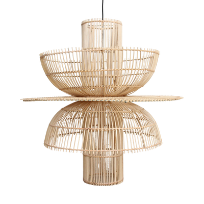 Hanglamp Saturn rotan by Raw Materials Amsterdam