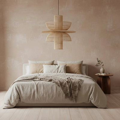 Hanglamp Saturn rotan by Raw Materials Amsterdam