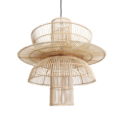 Hanglamp Saturn rotan by Raw Materials Amsterdam