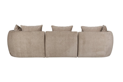 Bankstel Rocca 4.5 Seater Cappuccino by Dutchbone