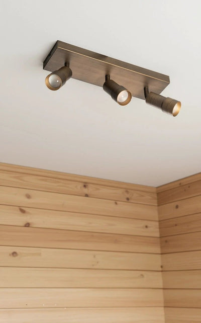 Plafondlamp Liam ceiling spot 3x led bronze by ETH