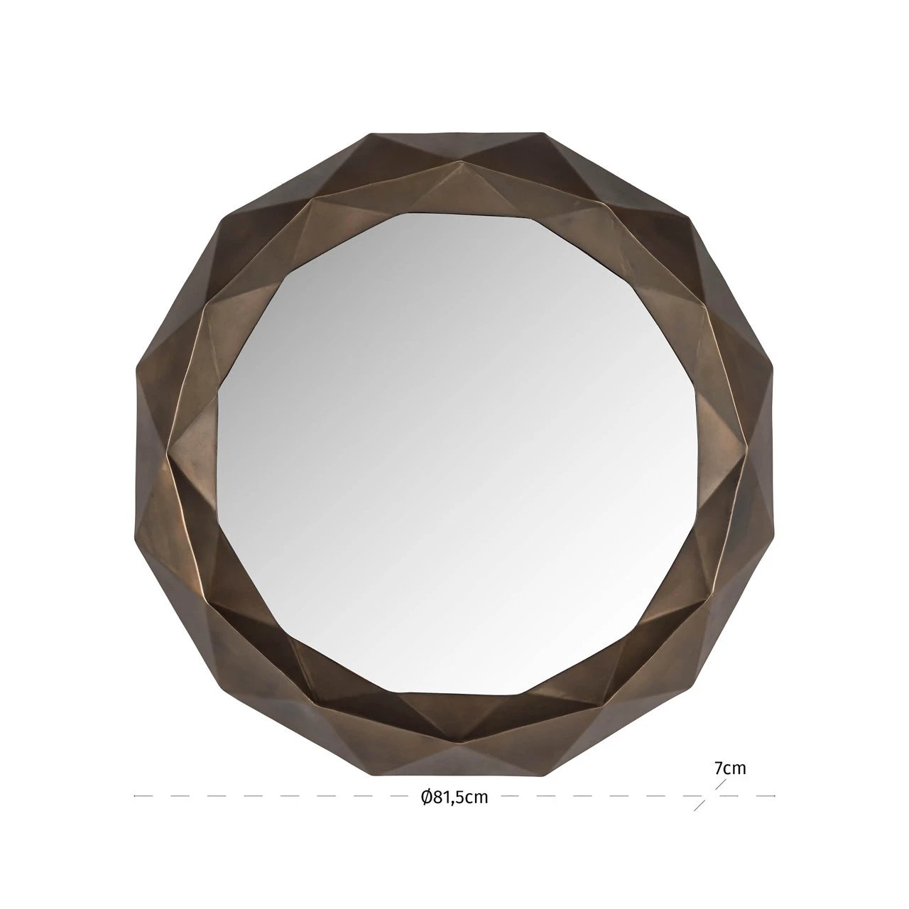 Spiegel Jameli goud by Richmond Interiors