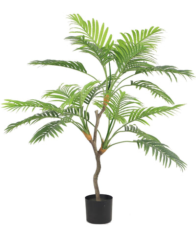 Kunstplant Tropische mini palm 120cm by NeverLeafs